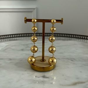 Kate Spade Gold Ball Drop Earrings